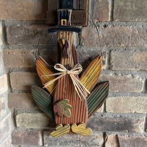 Rustic Wooden Turkey Wall Decor